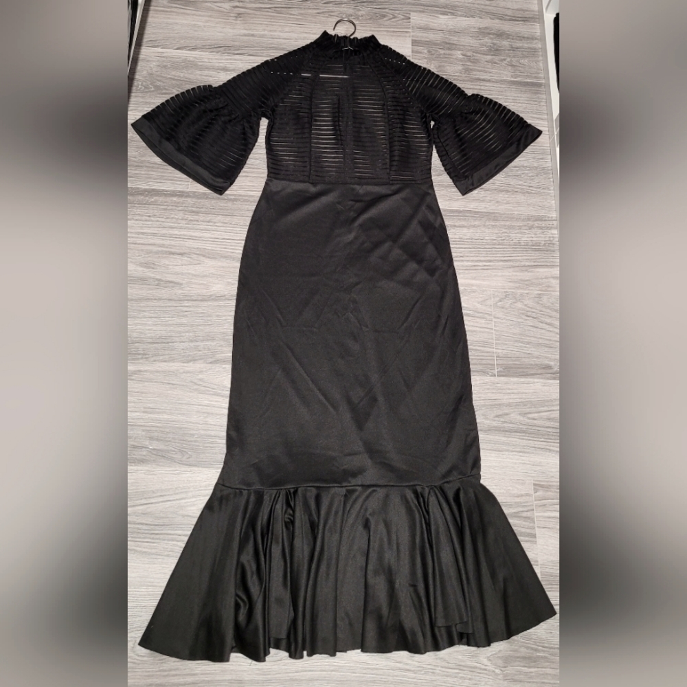 Black elegant mermaid style dress
